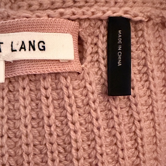 Helmut Lang Blush V-Neck Sweater. Size XL - Picture 8 of 10